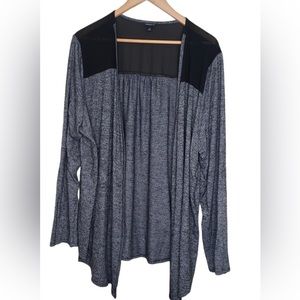 Torrid Heather gray open front light weight cardigan size 4